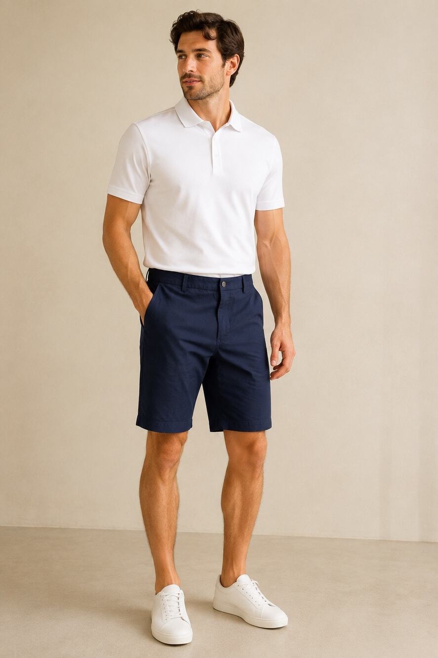 Lululemon Men’s Commission Chino Shorts Size 34 True Navy Golf Casual Long